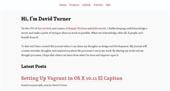 Desktop Screenshot of davidturner.name